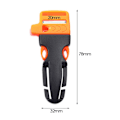 Miniatyrbillede 2 af 10: 5 stk Side Release Spænde Survival Whistle Spænder SORT Black