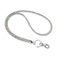 Miniatyrbillede 3 af 10: Rhinestone Phone Lanyard Crystal Chain Straps SORT SORT black