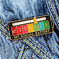 Pikkukuva 4 / 10: Social Mood Pin rintaneula Pin STYLE 3 STYLE 3 Style 3