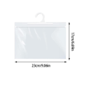 Miniatyrbilde 1 av 8: Oppheng Klare oppbevaringsposer Zip Lock Oppbevaringsposer 5 STK 5 STK 5pcs