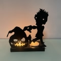 Miniatyrbillede 9 af 10: Projektion Lysestage Metal Lysestage H H H