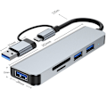 Miniatyrbillede 6 af 10: USB C HUB Type-C splitter 8 IN 1 8 IN 1