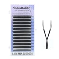 Miniatyrbillede 1 af 10: YY Shape Triple Split Tips MIX 8-12MMCURL C CURL C Mix 8-12mmCurl C