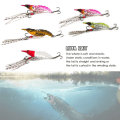 Miniatyrbilde 2 av 10: 2stk Reker Lures Minnow Fishing Lure RØD&HVIT 11G red&white 11g
