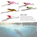 Pikkukuva 2 / 10: 2kpl katkaravun vieheet Minnow Fishing Lure RED 11G red 11g