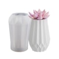 Miniatyrbillede 9 af 10: Facet Vase Silikone Form Blomsterpotte Form 02 02 02