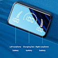 Pikkukuva 8 / 10: Bluetooth kuulokkeet Langattomat Bluetooth 5.2 MUSTA black