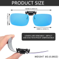 Miniatyrbilde 4 av 10: Clip-on solbriller Polarisert NATTSYN GUL NATTSYN Night Vision Yellow