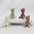 Pikkukuva 2 / 9: 2 kpl Grote-kukkaruukku Little Tree Man Miniature Fairy Garden brown