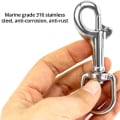 Miniatyrbilde 5 av 10: 5 stk. Svingbare Snap Kroker Hundebånd Clips Trigger Snaps