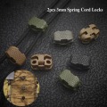 Miniatyrbilde 6 av 10: 2stk Spring Cord Locks Toggle Stopper ARMY GREEN Army Green