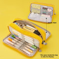Miniatyrbillede 5 af 10: Dobbeltsidet Pen Bag Penalhus Special Macaron Color Pink