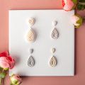 Miniatyrbilde 1 av 10: Øredobber Polymer Clay Cutter Polymer Clay Mold C C C
