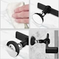Miniatyrbilde 3 av 10: Dørstopper Gulvholder SORT black
