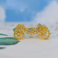 Miniatyrbillede 1 af 8: Vogn Display Holder Krystalkugle Basse GOLD L Gold L