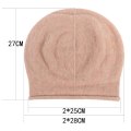 Miniatyrbilde 2 av 10: Cotton Cashmere Pullover Hat Beanie Hat GRÅ Grey