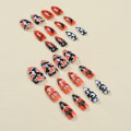 Miniatyrbilde 7 av 10: Mandler Fake Nails False Nail SN071 SN071 SN071