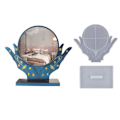 Miniatyrbilde 4 av 7: Harpiksform Makeup Mirror Mold 5 STK 5 STK 5pcs
