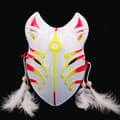 Miniatyrbild 7 av 10: Fox Fairy Mask Cosplay Mask TYP E TYPE E Type E