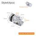 Miniatyrbillede 1 af 10: 4 stk glasklemme glasbelagte beslag STYLE 4 STYLE 4 Style 4