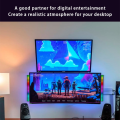 Miniatyrbilde 6 av 10: RGB Nattlampe Music Rhythm Light HVIT 32LED MED APP 32LED White 32Led with app-32Led with app