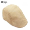 Golf Driving Hatt Herr Flat Cap BEIGE beige