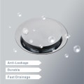 Miniatyrbild 6 av 7: Badkar Dain Stopper Pop Up Badkar avlopp Badkars avloppspropp