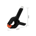 Miniatyrbillede 2 af 10: 1 Stk/10 Stk Fjederklemme Håndstik 10 STK SORT 10 STK SORT 10pcs black
