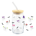 Miniatyrbillede 1 af 9: Uv Dtf Transfer Sticker Glasflasker Sticker STYLE 2 STYLE 2 Style 2