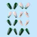 Miniatyrbilde 10 av 10: Christmas French Fake Nails Ballerina False Nail 3 3 3