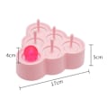 Miniatyrbillede 2 af 10: Silikone Popsicle Forme DIY Ice Pop Forme Hjemmelavet BLÅ Blue