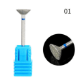 Miniatyrbilde 9 av 10: Neglekunst Drill Bits Rengjør Burr C C C