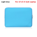 Miniatyrbilde 1 av 10: Laptop Veske Sleeve Laptop Deksel LYS BLÅT FOR 17-17,4 TOMMES light blue For 17-17.4 inch