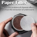 Miniatyrbillede 10 af 10: 100 Stk Kaffefiltre Papir Kaffemaskine Filter 53MM 53mm