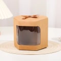 Miniatyrbillede 9 af 10: Slikkageæsker Emballage Papirposer BRUN 13X13X13,5CM Brown 13x13x13.5cm