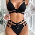 Pikkukuva 1 / 10: Set rintaliivit ja set BLACK XL Black XL