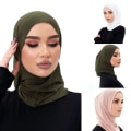 Pikkukuva 4 / 6: Musliminaisten huivi Musliminaisten huivi Joustava KHAKI Khaki