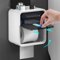 Miniatyrbilde 9 av 10: Toalettpapirholder Oppbevaringsstativ HVIT ENKELLAGS ENKELLAGS White Single Layer-Single Layer