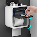 Miniatyrbillede 9 af 10: Toiletpapirholder Opbevaringsstativ GRØN ENKELT LAG ENKELT LAG Green Single Layer-Single Layer