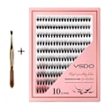 Miniatyrbillede 1 af 10: Lash Clusters DIY Lash Extension Kit 40D & LASH TWEEZER 40D & 40D & Lash Tweezer