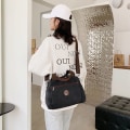Miniatyrbilde 4 av 10: Lerretsveske Messenger Bag SVART black