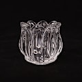 Miniatyrbilde 5 av 6: Lysestake i glass lysestake Tulip lysestake