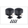 Pikkukuva 6 / 6: 1 pari auton diskanttikaiuttimia Small Square Speaker kaiutin Black