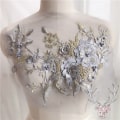 Pikkukuva 3 / 10: 3D Lace Flowers -häämekon koristelu 4 4 4