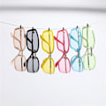 Miniatyrbillede 8 af 10: Y2K Solbriller Wrap Around SORT Black