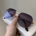 Miniatyrbilde 3 av 10: Hexagon Solbriller Polygon Shades SORT-SORT SORT-SORT Black-Black