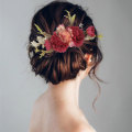 Pikkukuva 8 / 10: Flower Hair Comb Flower Hairpin PUNAINEN Red