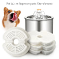 Miniatyrbilde 8 av 10: Pet Founian Filter Vannfiltre 4 STK 4 STK 4Pcs