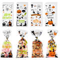 Miniatyrbillede 1 af 10: 50 stk Halloween slikposer Slikkagepose C C C