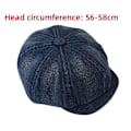 Pikkukuva 2 / 10: Kahdeksankulmainen Cap Beret Cap TUMMAN SININEN TUMMANSINIS dark blue